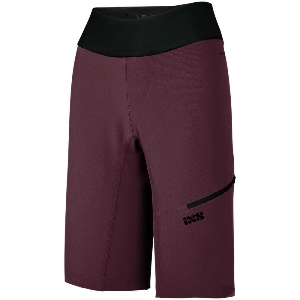 IXS Sports Division iXS Carve Hip-Hugger Women Shorts 38 Raisin - maximaler MTB-Komfort