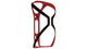 Blackburn Cinch Carbon Cage Flaschenhalter, 16 g, UD-Carbon, Red, sicherer Halt, für Rennrad und Mountainbike