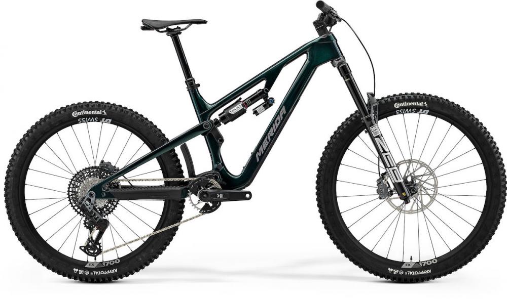 Merida ONE-SIXTY 8000 halo green(grey) XS grün - Enduro-Fully der aktuellen Generation