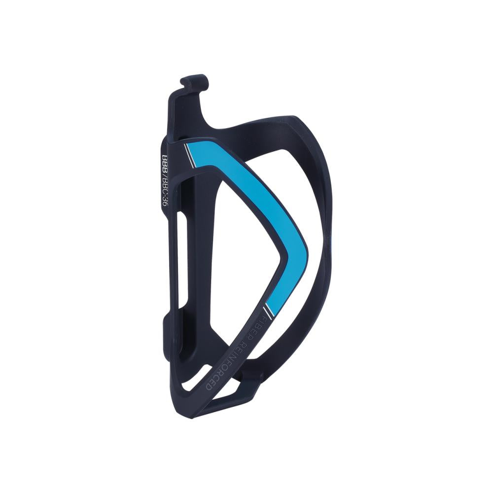 BBB Cycling BBB Flasschenhalter FlexCage matt schwarz/blau - leichter, flexibler Flaschenhalter
