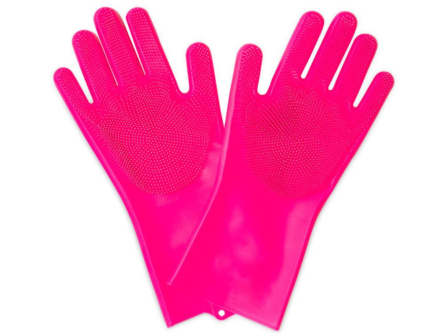 Muc Off Deep Scrubber Gloves pink M