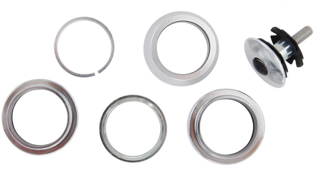 CT STEUERSATZ AHS-30 1 1/8" STAHL SILBER