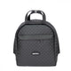 Haberland Rucksack-Lenkertasche Bella schwarz - flexible Lenkertasche & Rucksack