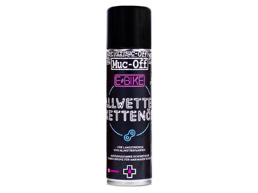 Muc-Off E-Bike All Weather Chain Lube 250 ml - Synthetisches Kettenöl für alle Wetterbedingungen