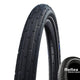 Schwalbe Drahtreifen FAT FRANK Active Line 27,5x2,4 Zoll (60-584) Schwarz/Reflex - stylischer Urban-Cruiser mit Pannenschutz