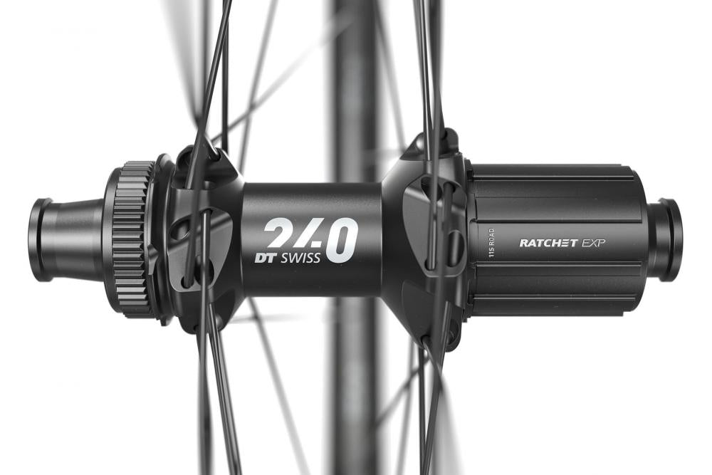 DT Swiss Laufrad CRC 1400 Spline Disc 622 x 22 mm Schwarz - aerodynamisches Carbon-Hinterrad