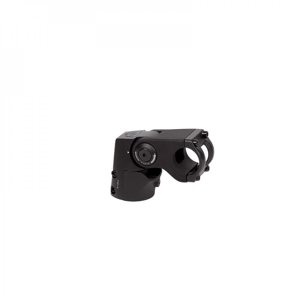 ErgoTec Sepia XL I schwarzer, winkelverstellbarer Ahead-Vorbau 31.8 mm für Fahrräder, Safety Level 5.