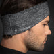 CHIBA Stirnband Pro Man - S/M, hellgrau, Thermostretch, reflektierend