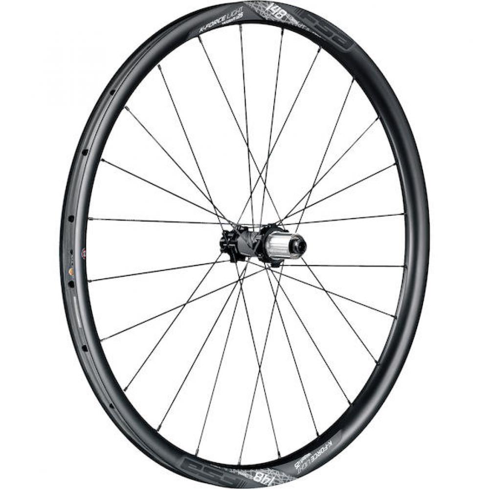 FSA Laufradsatz K-Force i25 WideR 29" 622x25 mm Schwarz - leichter Carbon-Laufradsatz für XC & Gravel