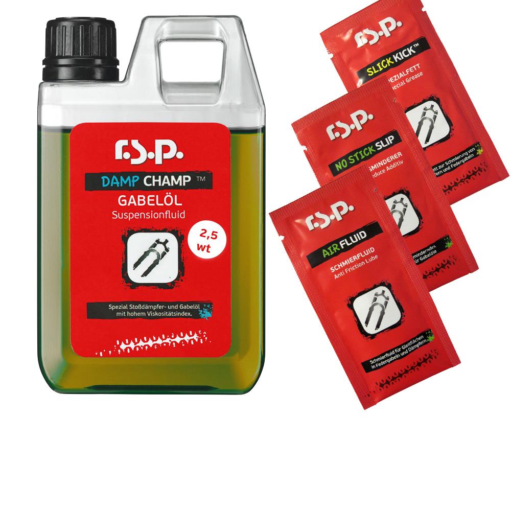 r.s.p. Damp Champ Suspension Service Kit 2,5 wt - Gabel- und Dämpferöl
