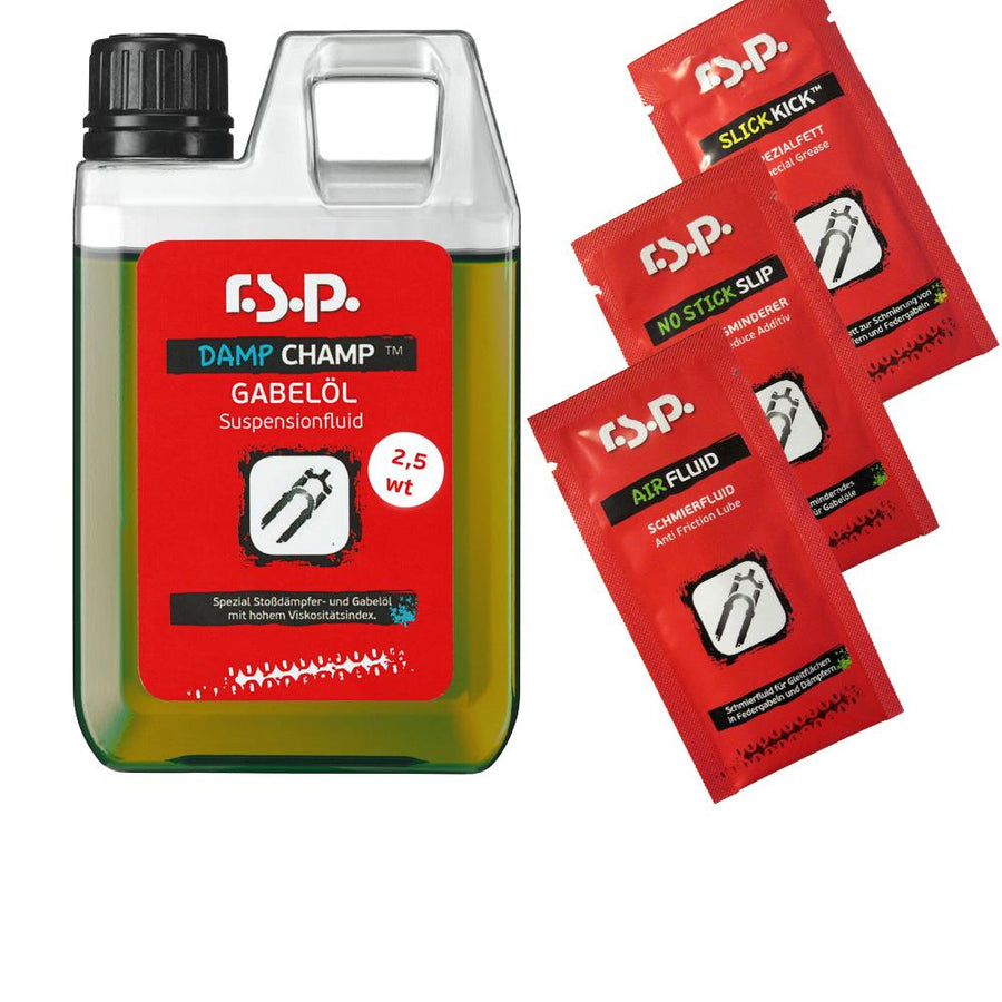 r.s.p. Damp Champ Suspension Service Kit 2,5 wt - Gabel- und Dämpferöl