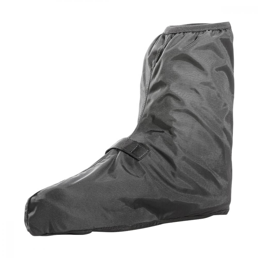 Tatonka Velo Gaiter Fahrradgamasche, unisex, Größe L, dunkles Grau, Spritzschutz für Fahrradschuhe.