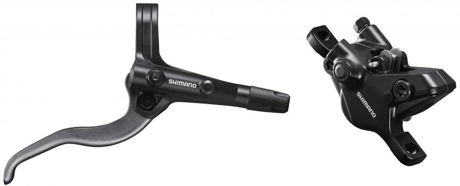 SHIMANO Scheibenbremse MT401/MT410 HR Scheibenbremse - hydraulisch, befüllt, Grau