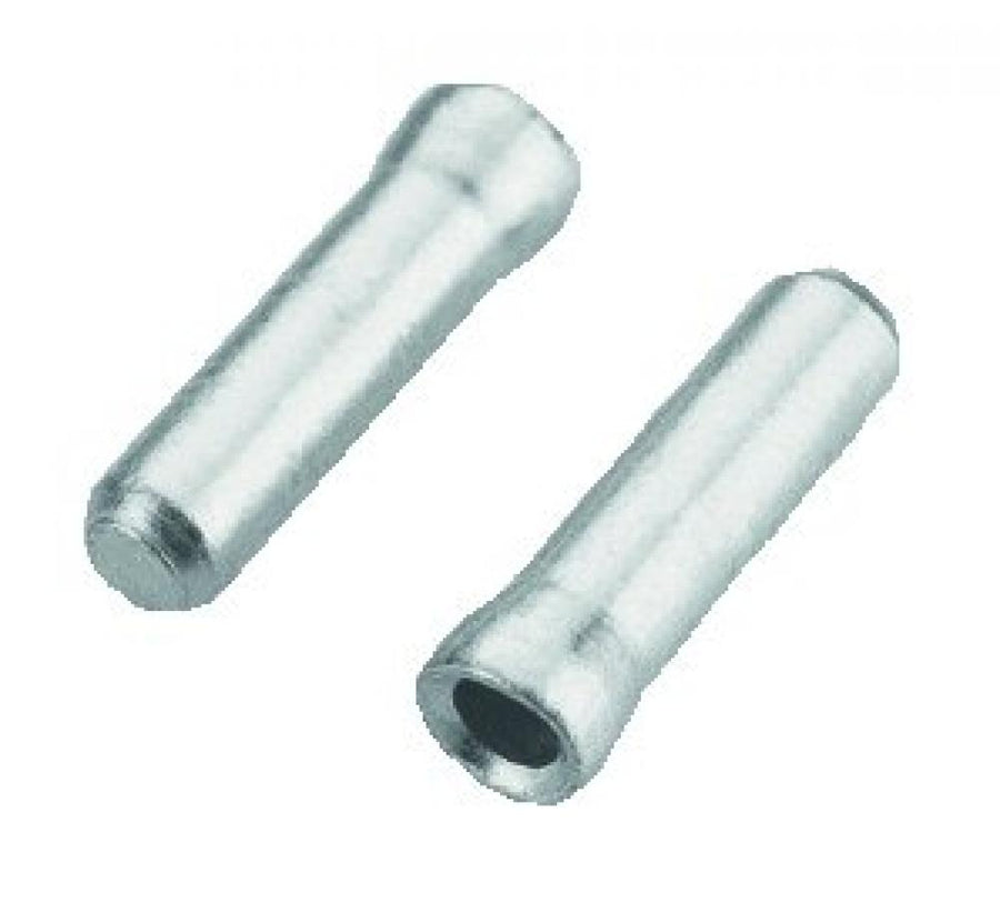 Jagwire Zugendhülsen Crimp 1,8 mm Silber - saubere, sichere Zugabschlüsse