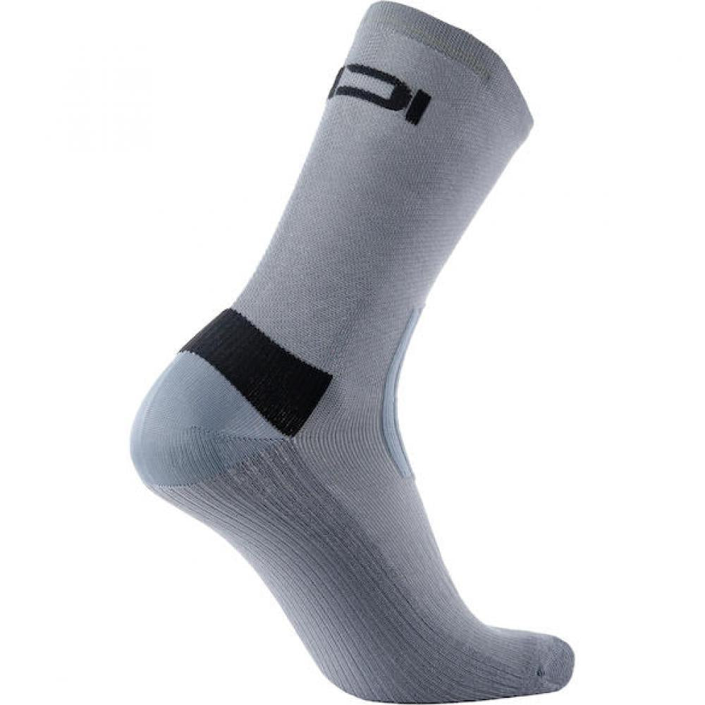 Sidi Socken VISIBILIS grey 40-43 Grau - technische Radsocken mit hoher Sichtbarkeit
