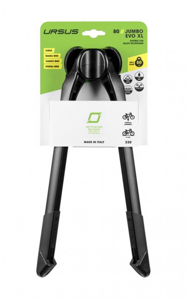 Ursus Jumbo Evo XL Mittelbau-Zweibeinständer für Fahrräder bis 29 Zoll