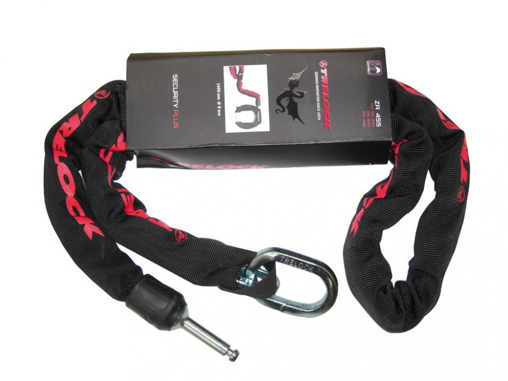 Trelock Kette ZR 455 P-O-C 455 schwarz - Zusatzkette für PROTECT-O-CONNECT Rahmenschlösser