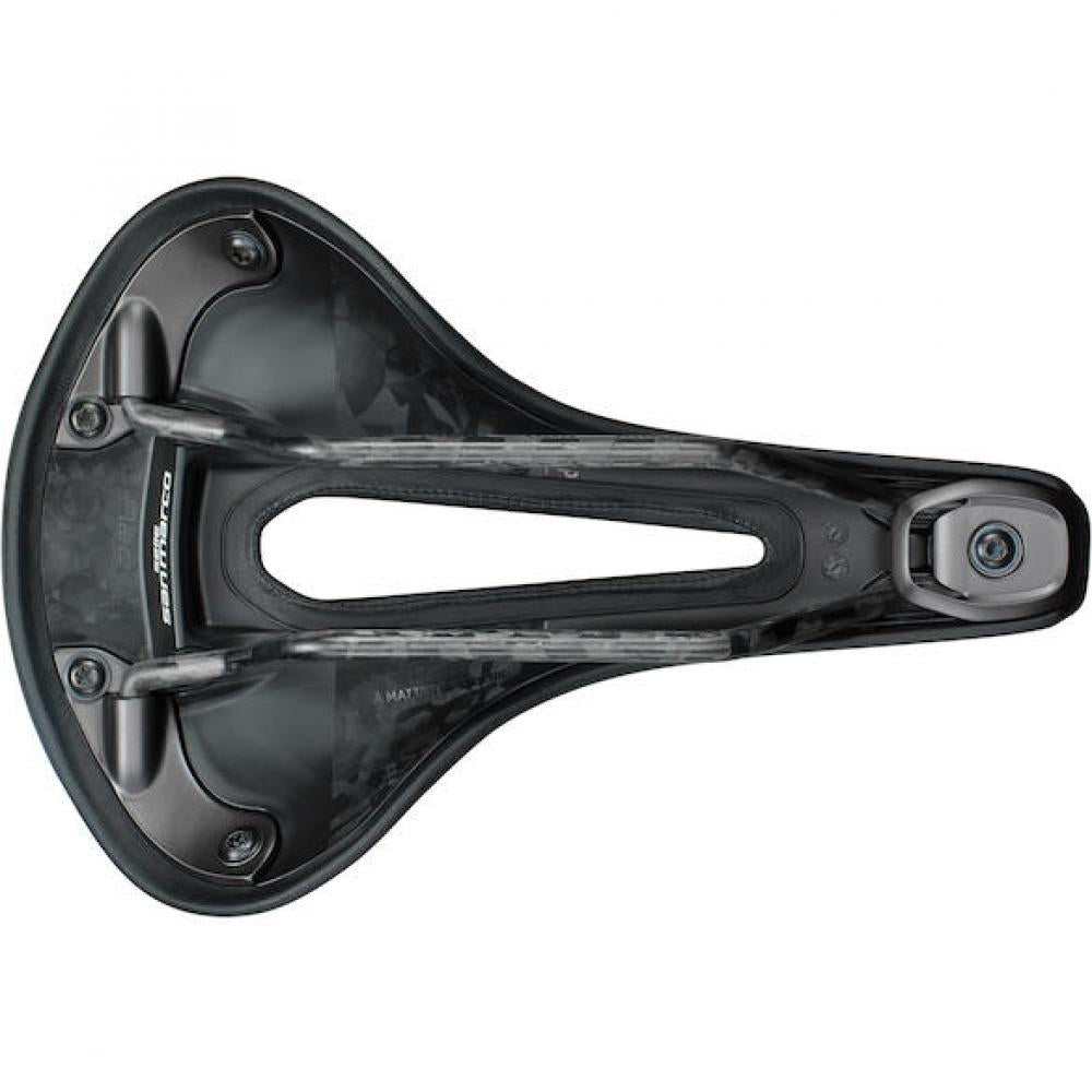 Selle San Marco Sattel Regal Short Open-Fit Carbon 165 x 255 mm Schwarz - komfortabler Gravel- & Bikepacking-Sattel