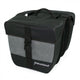 Haberland Doppeltasche 25l Einsteiger schwarz/silber - praktische Gepäckträgertasche für Alltag und Tour