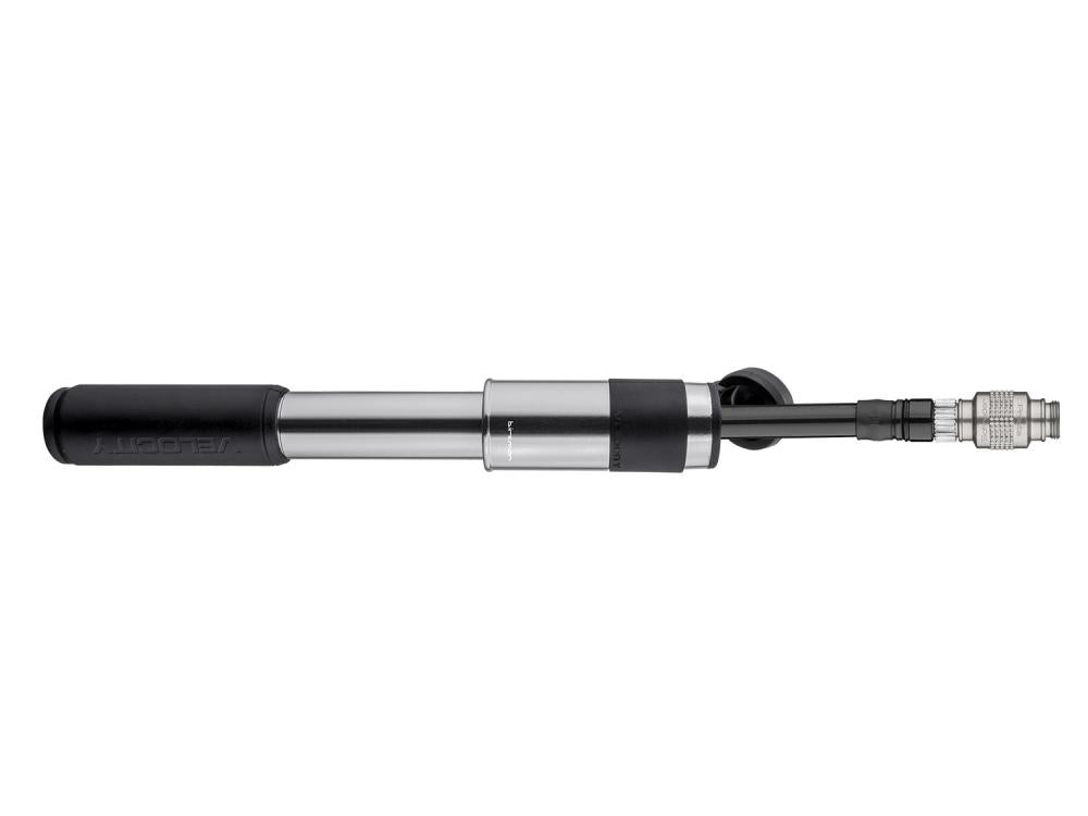 Birzman Velocity Road Handpumpe 160PSI Ventilkopf mit Gewinde silber