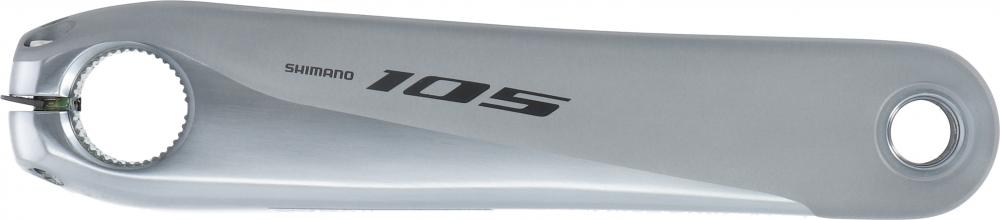 SHIMANO Kurbelarm Links 165 mm FC-R7000 Silber - 165 mm, Silber
