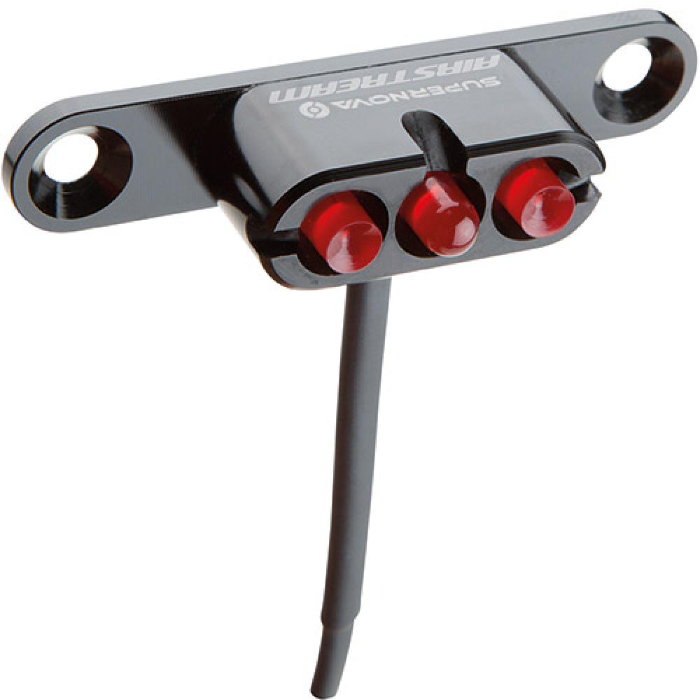 Supernova Airstream Tail Light 2 K1002 schwarz - helles, StVZO-konformes Gepäckträger-Rücklicht