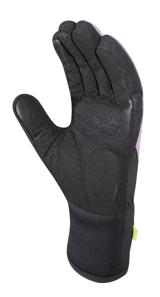 CHIBA Roadmaster Reflex - Radhandschuhe XS, Rainbow reflex/schwarz, winddicht & warm