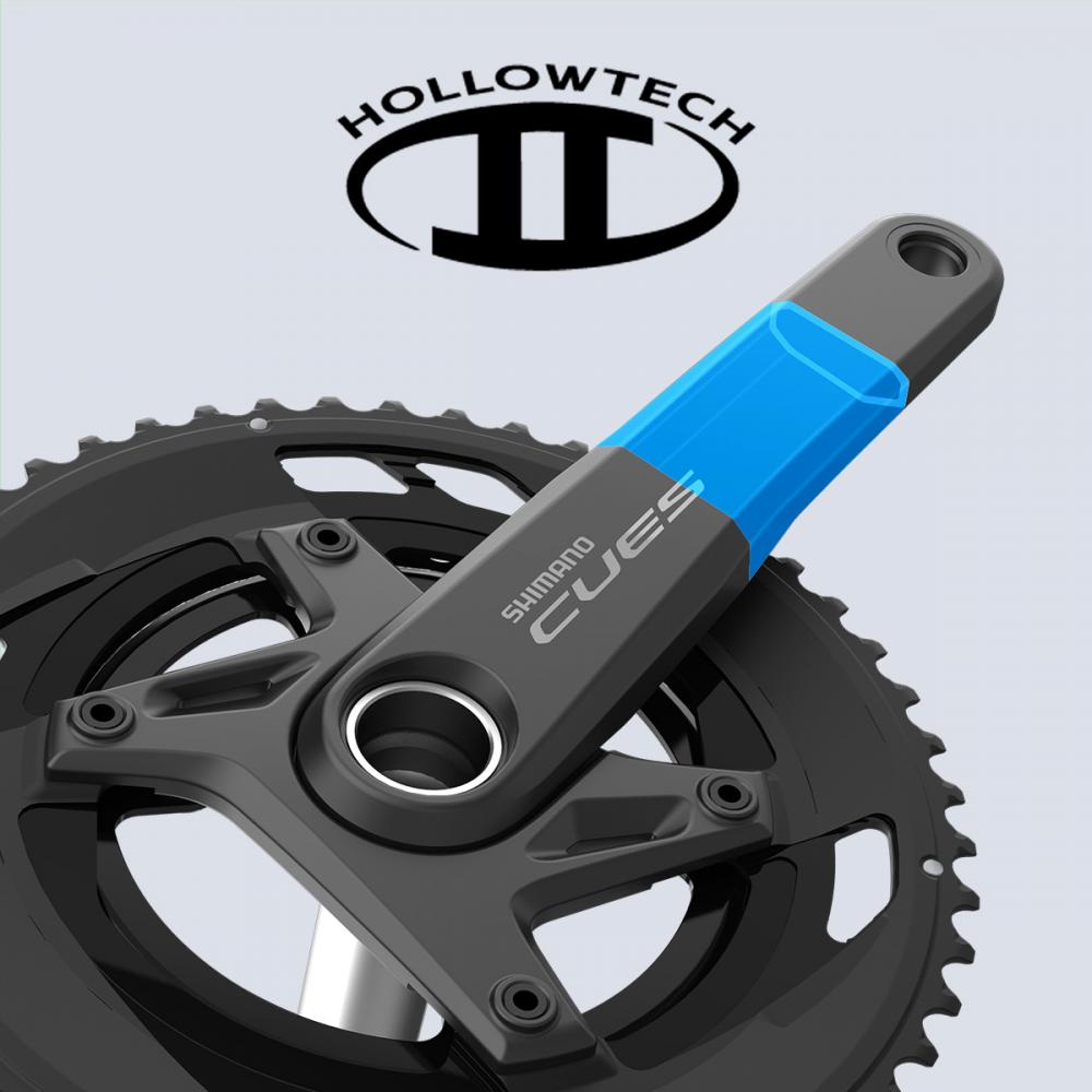 SHIMANO Kurbelgarnitur CUES FC-U6040-2 Hollowtech II - 6040-2, 2,, 170mm, 50x34, 10-fach