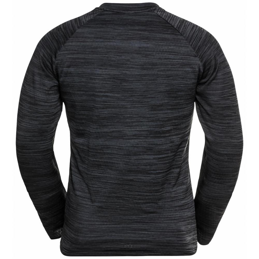 Odlo Men Mid Layer Run Easy black melange Größe M