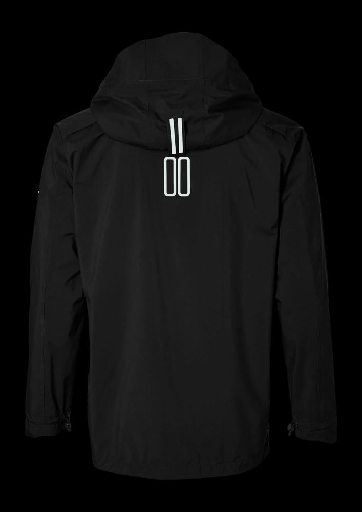 Basil Skane Herren Regenjacke schwarz M - wasserdicht & atmungsaktiv (10.000 WP/MVP) - T-Fabric mit DWR-Beschichtung ergonomischer Schnitt reflektierend & helmtauglich