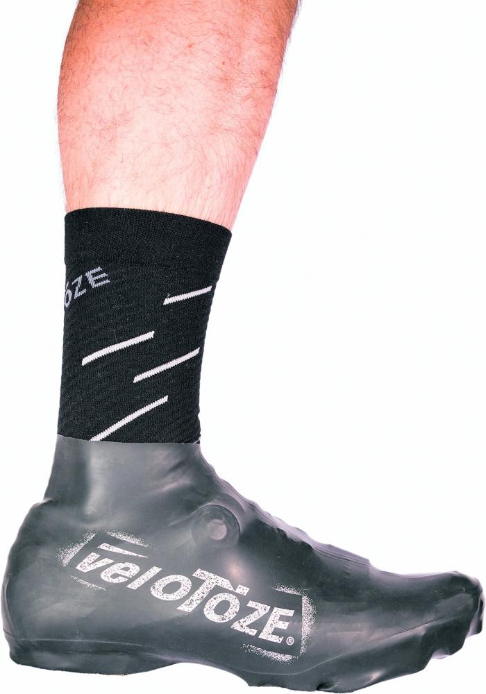 VeloToze Überschuhe MTB kurz Größe S Schwarz - 100% wasserdicht