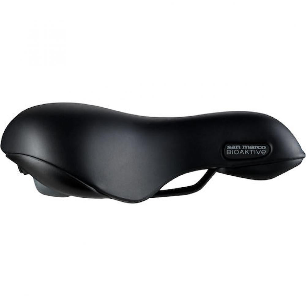Selle San Marco Sattel City 220 x 269 mm Schwarz - bequemer City-Fahrradsattel