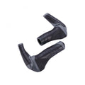 BBB Cycling Griffe ErgoStyleSet 92mm/133mm schwarz/grau - ergonomische Fahrradgriffe für Komfort