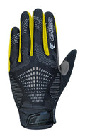 CHIBA Gel Performer - Radhandschuhe XS schwarz/neongelb, gelgepolstert, atmungsaktiv