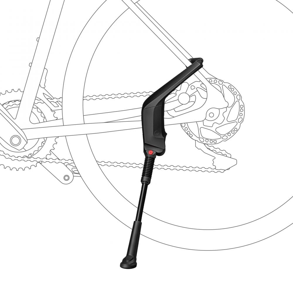 Hebie Hinterbauständer FOX SUV HARDTAIL 26"-29" Schwarz - werkzeuglos verstellbar