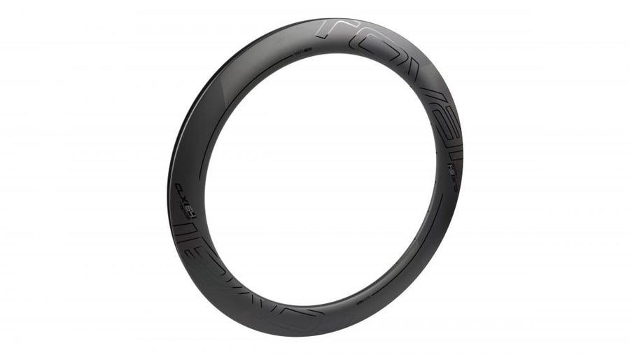 Roval CLX 64 Disc Felge - 24H Hinterrad - Satin Carbon/Gloss Black - Felgenbremsbelag