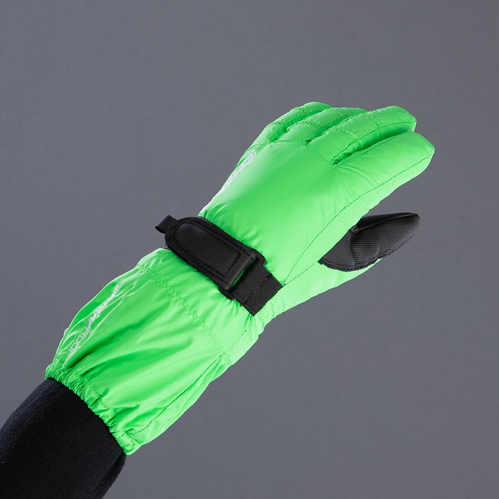 CHIBA Kids Allround Finger - Kinder Radhandschuhe, wasserdicht, apfelgrün, Größe 4