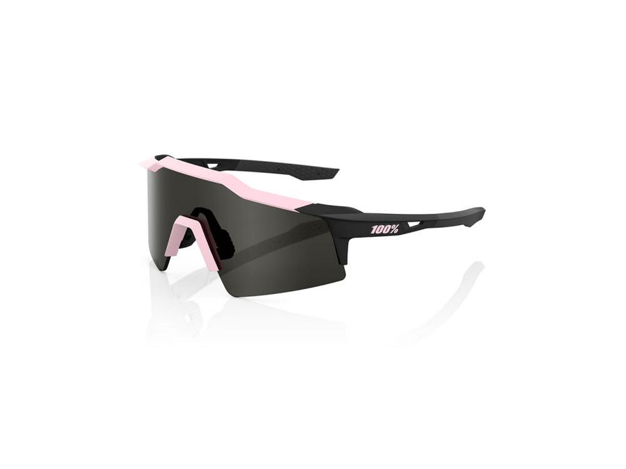 100% Speedcraft SL - Smoke Lens unis Soft Tact Desert Pink - leichte Performance-Sportbrille