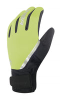 CHIBA Softshell Waterproof - wasserdichte Radhandschuhe neongelb XXL