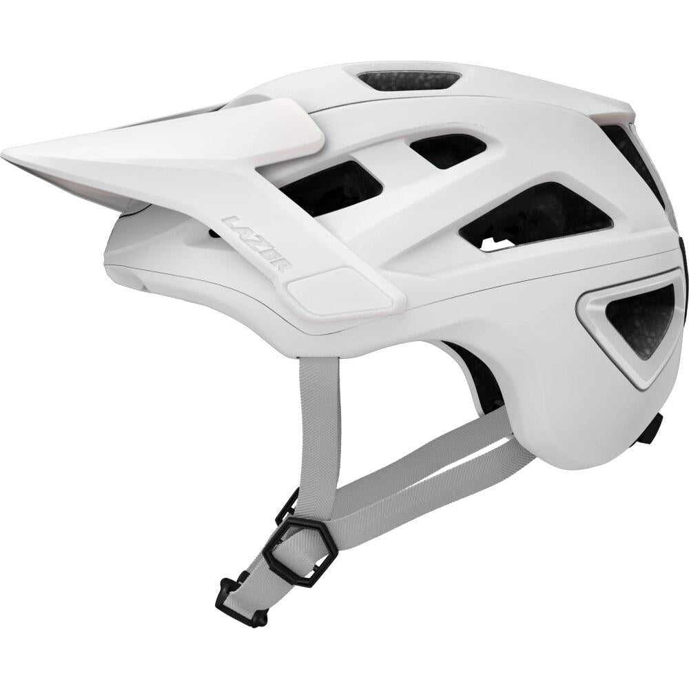 LAZER Jackal KinetiCore MTB/Downhill Helm M Weiß - maximaler Trail-Schutz