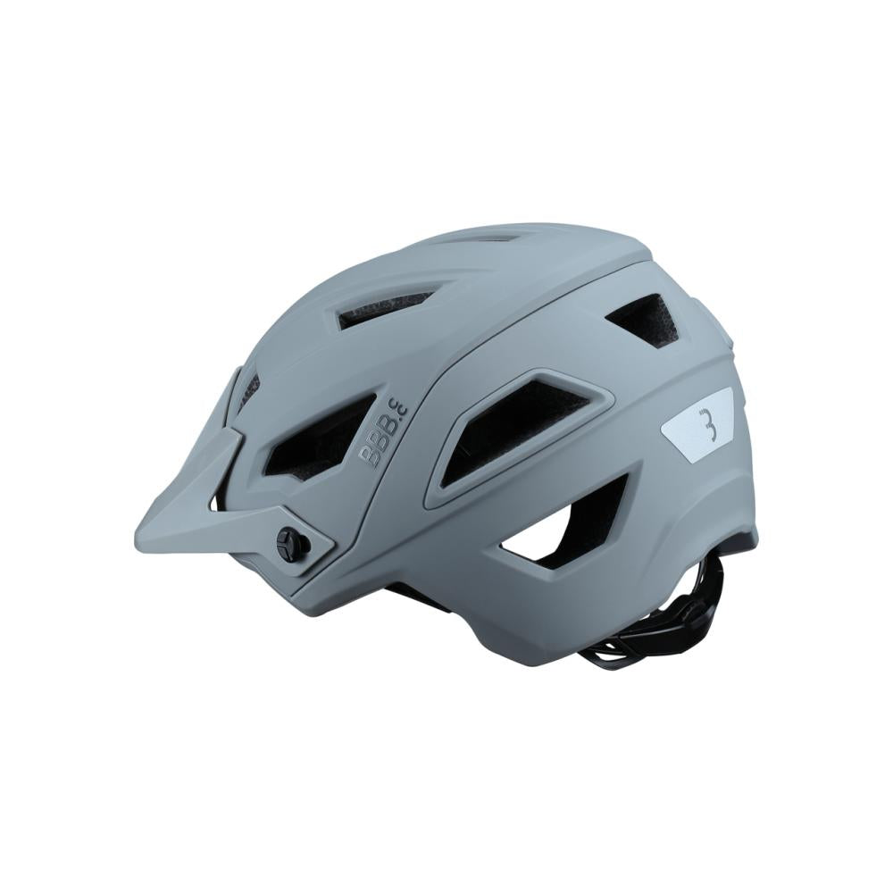 BBB Cycling BBB Helm Shore M (54-58cm) matt grau - robuster MTB-Schutz für Trails