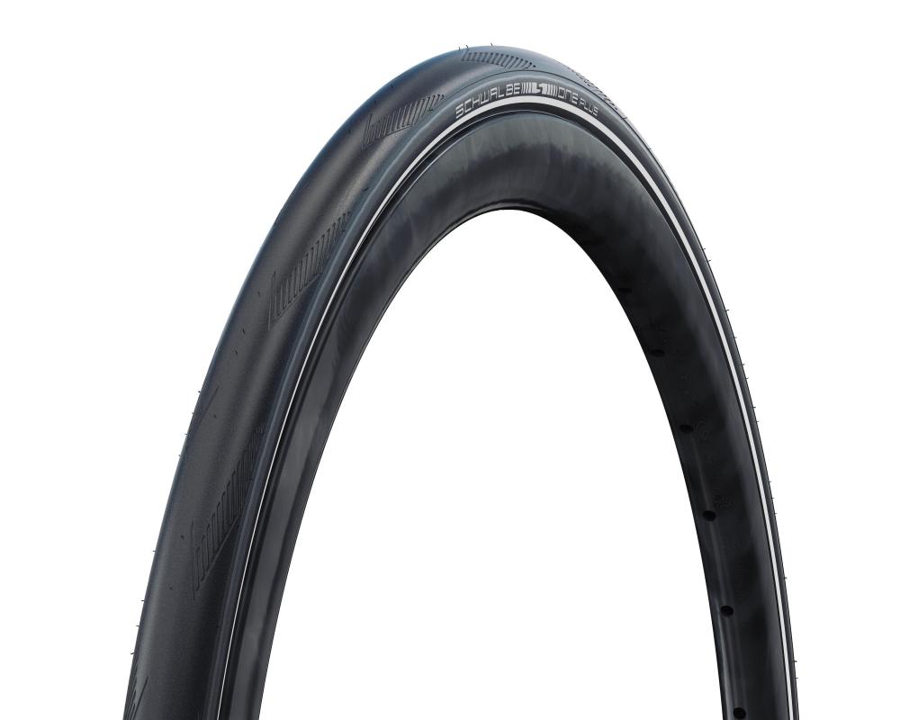 Schwalbe ONE Plus Performance Line Drahtreifen 28x1,3 Zoll (32-622) Schwarz/Reflex - maximaler Pannenschutz