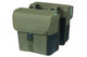 Basil Go Doppelpacktasche 32 Liter dunkelgrün - 14x27x31 cm, Universal-Bridge System, reflektierend