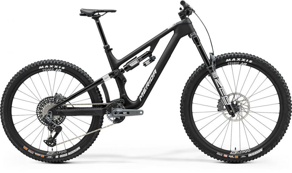 Merida ONE-SIXTY 8000 III3 silk black(silver) S SILK BLACK (SILVER) - Enduro-Fully für anspruchsvolle Trails