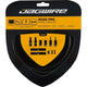 Jagwire Road Pro Bremszugset Stealth Black - Kevlar-verstärkte Außenhüllen für präzise Bremsperformance