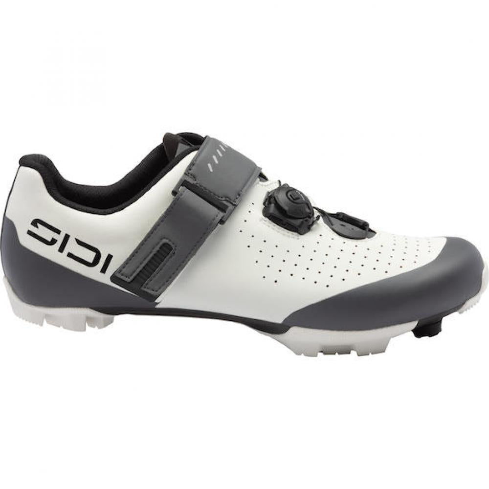 Sidi MTB PHYSIS ice white/anthracite 46 Weiß/Anthrazit - leichter MTB-Schuh mit Carbonsohle