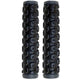 Messingschlager D2 KNOBS Fahrradgriffe 130 mm Schwarz-Grau - Komfort & Grip