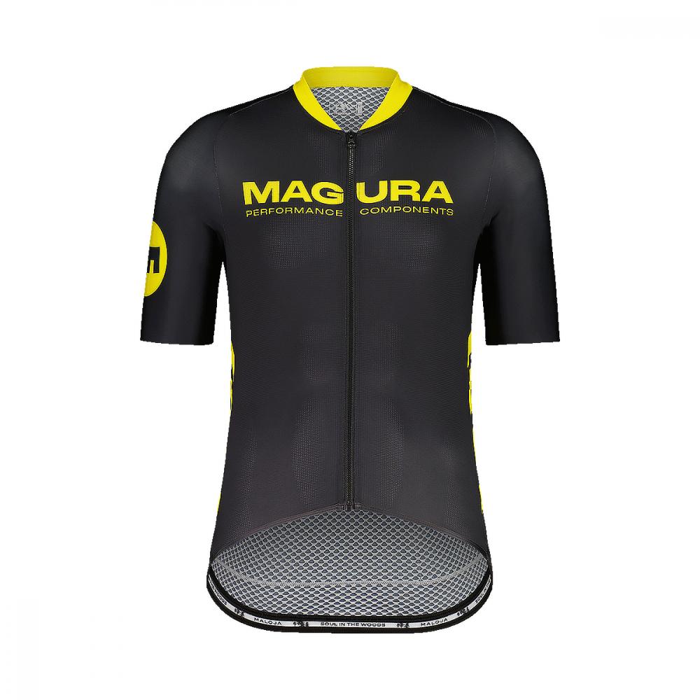 MAGURA Black Endurance Jersey highfivemtns, XL Black - leichtes Trikot für Ausdauerfahrten