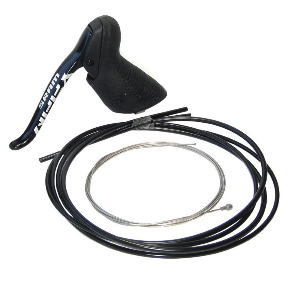 SRAM Schalt-/Bremshebel Apex 1 links vorne Road 1x mit schwarzen Zughüllen und Schaltzug