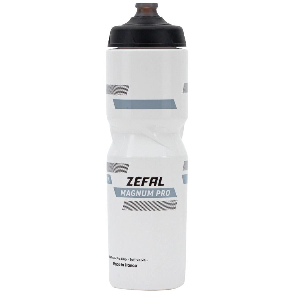 Zéfal Trinkflasche Magnum Pro 975 ml Weiß - hohe Kapazität & hygienischer Trinkkomfort
